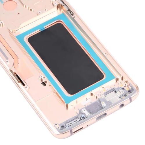 Pantalla Completa Original Super AMOLED Samsung Galaxy S9+ G965F DS G965U G965W G9650 con Marco (Oro)