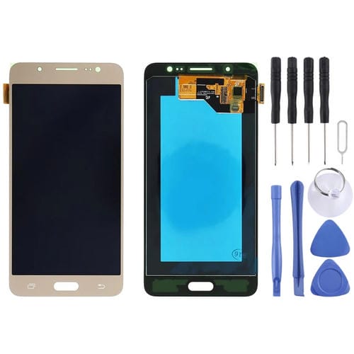 Pantalla Completa Original AMOLED Samsung Galaxy J5 J510 Panel Táctil (Oro)