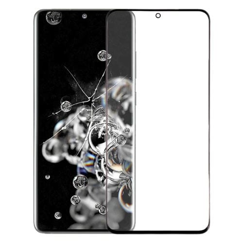 Frontbildschirm Samsung Galaxy S21 Ultra Glaslinse Außen mit Klebstoff OCA (Transparent)
