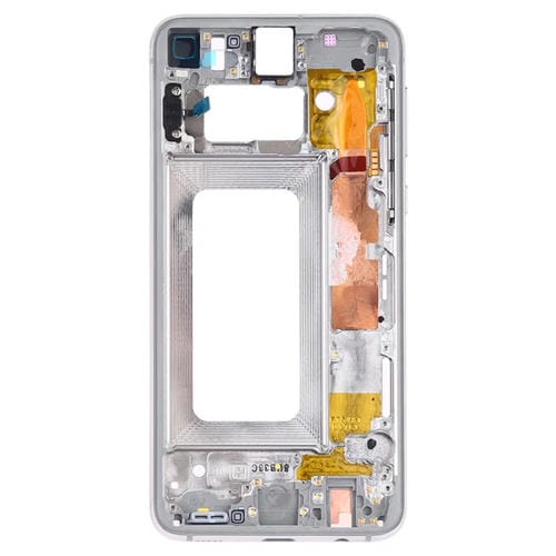 Placa de Bisel de Marco Medio con Teclas Laterales Samsung Galaxy S10e SM-G970 (Blanco)