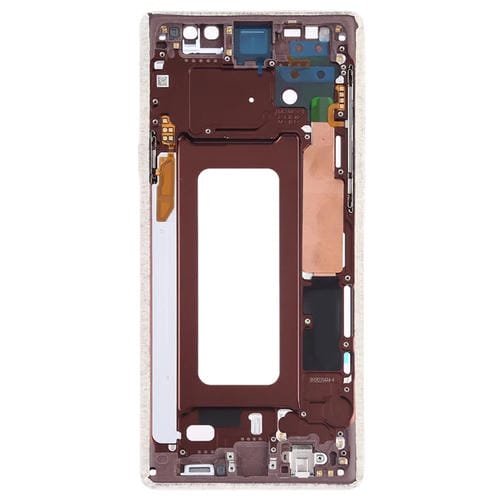 Middle Frame Bezel Plate Samsung Galaxy Note 9 with Side Keys (Gold)