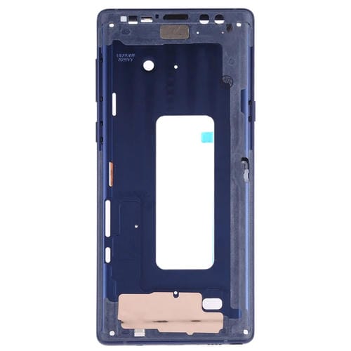 Placa de Bisel de Marco Medio Samsung Galaxy Note 9 SM-N960 com Teclas Laterais (Azul)