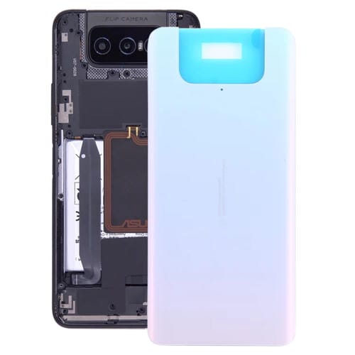 Tampa Traseira de Vidro Bateria Asus Zenfone 7 Zs670Ks (Branco)