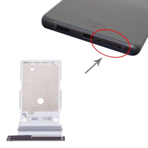 Plateau de carte SIM Samsung Galaxy S21 FE 5G SM-G990B (Noir)