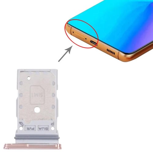 SIM Card Tray Samsung Galaxy S22+ 5G / S22 5G (Gold)