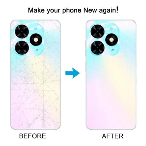 Tapa Trasera de Batería Tecno Spark 20C (Blanca) Original