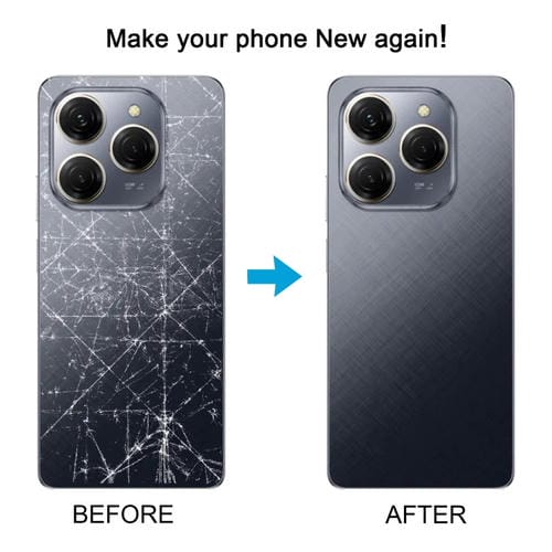 Coperchio Posteriore Batteria Originale Tecno Spark 20 Pro (Nero)