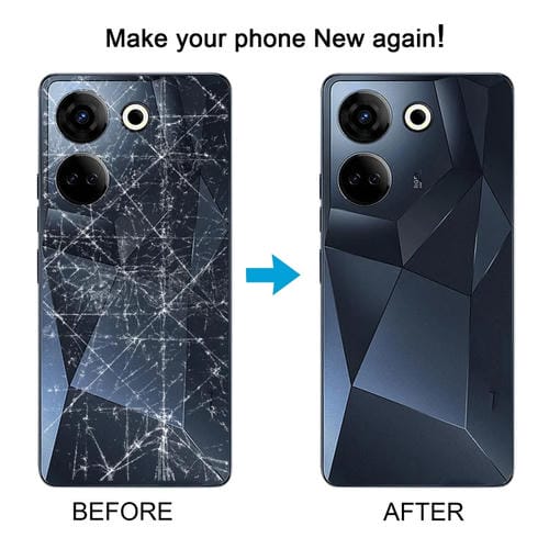 Rückseite des Akkudeckels Tecno Camon 20 (Schwarz) Original