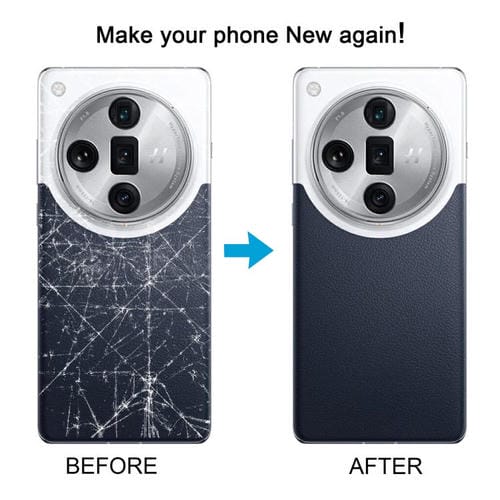 Couvercle Arrière Batterie Oppo Find X7 (Noir)