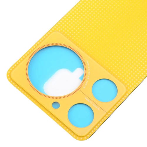 Couvercle arrière de batterie en verre avec adhésif ZTE Nubia Music Z2353 (Jaune)