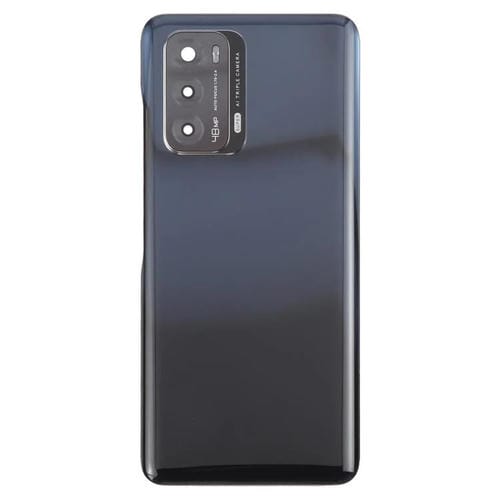 Batterieabdeckung mit Klebstoff ZTE Blade V40 Kameraglasabdeckung (Schwarz)