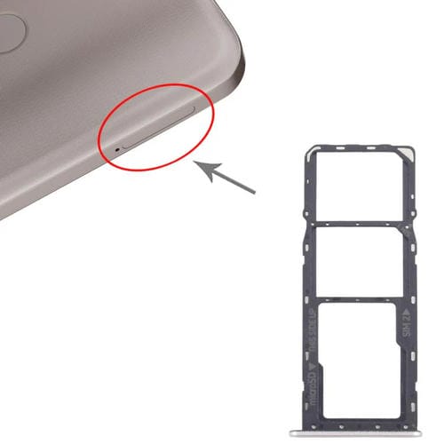 Vassoio Scheda SIM Originale Nokia C22 + Scheda Micro SD (Dorata)