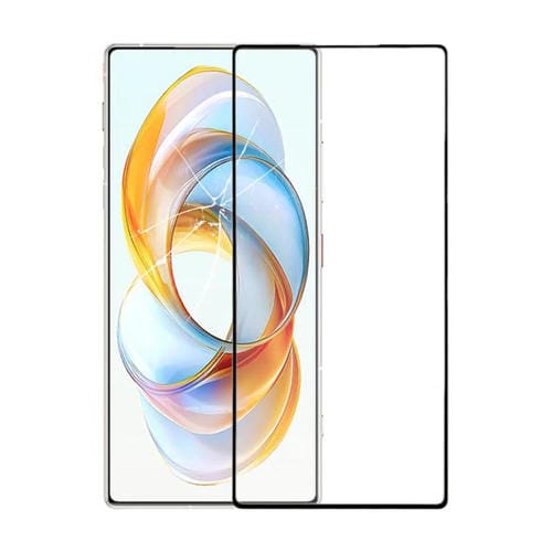 Äußere Glaslinse Frontbildschirm ZTE Nubia Z70 Ultra Nx733J Nx736J mit OCA-Klebstoff (Schwarz)