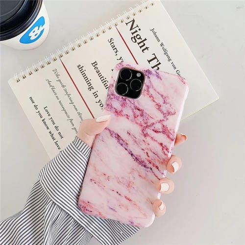 Funda para iPhone 12 Mini TPU Smooth Marbled Imd para Teléfono Móvil (Polvo de Nieve F19)