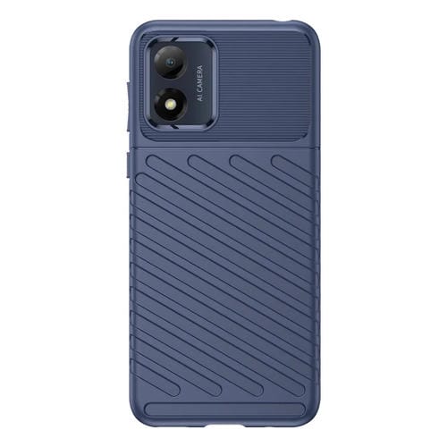 Funda Protectora TPU para Motorola Moto E13 Thunderbolt a Prueba de Golpes (Azul)