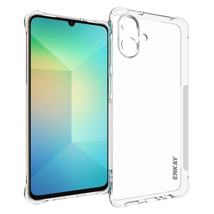 ENKAY Hat-Prince - Funda transparente de TPU a prueba de golpes para Samsung Galaxy A07 4G
