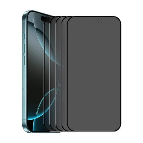 ENKAY Hat-Prince - Protector de pantalla de vidrio templado de 28° para iPhone 17 (5 unidades)