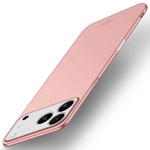 Funda rígida ultrafina de policarbonato esmerilado MOFI para iPhone 17 Pro Max (oro rosa)