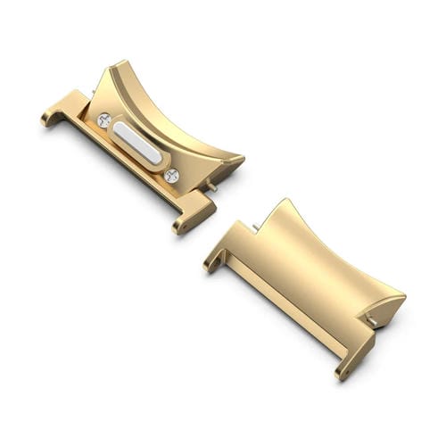 Conectores de Banda Metálicos Curvos Samsung Galaxy Watch 6 / 6 Classic 20mm (Dorado)