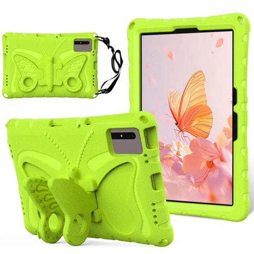 Funda de Eva para Tablet Samsung Galaxy Tab S9 11 X710 a Prueba de Golpes con Soporte de Mariposa (Verde Hierba)