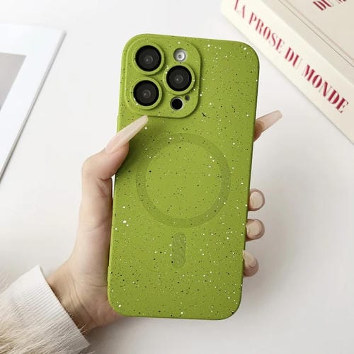 Funda para iPhone 12 Pro Starry Sky TPU a Prueba de Golpes Magsafe (Verde)