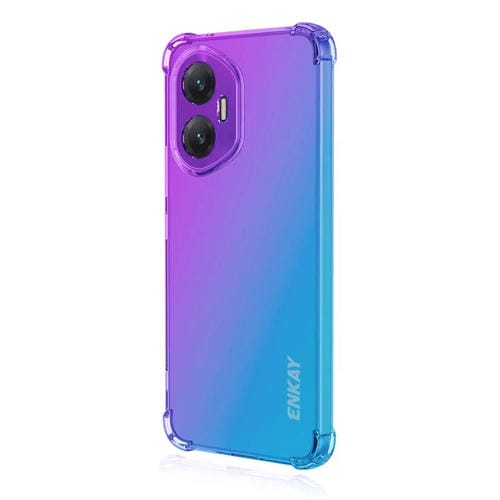 Funda para Teléfono Enkay Hat-Prince TPU con Airbag para Honor 300 (Morado y Azul)
