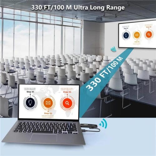 Transmisor y Receptor de Vídeo HD Vrriis 094 Extensor HDMI Inalámbrico 1080P 100 M