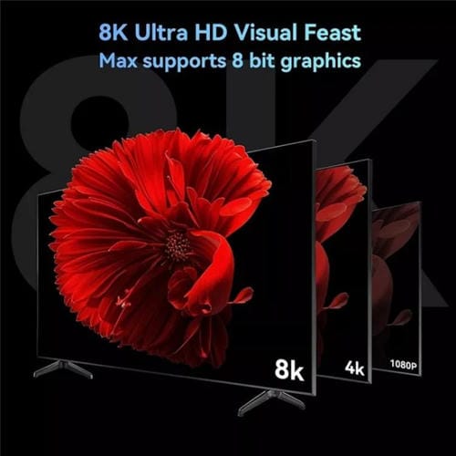 Conmutador Bidireccional Tipo C U8K1 con Carga Rápida 100 W, USB C 40 Gbps y Salida de Video 8K