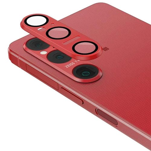 Anillo de lente metálico de cobertura completa Kalebol Eagle Eye de una pieza para Sony Xperia 1 VI (rojo)