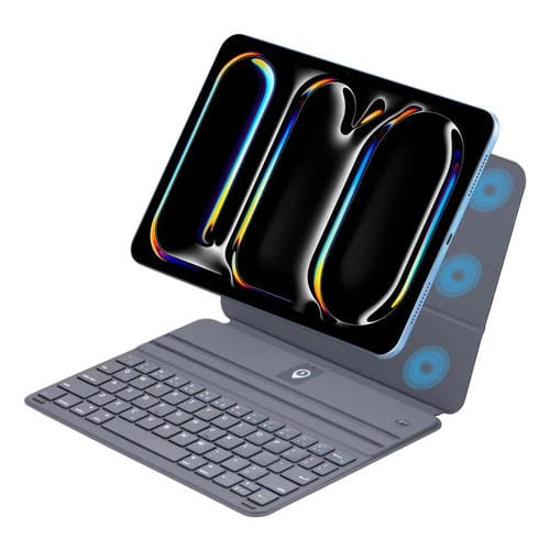 Funda protectora delgada con teclado magnético para iPad Air 13 2025