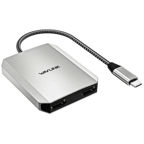 Adaptador USB-C a HDMI WAVLINK UMD320 con puerto alimentación 100 W HDMI 4K y HDMI 8K
