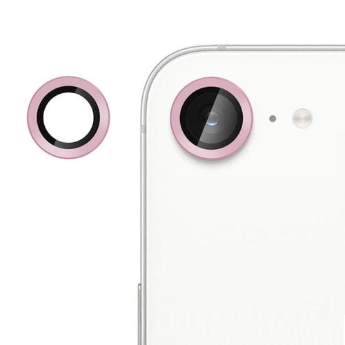 For iPhone 16e Kalebol No Flicker Ultra-Thin Individual Camera Lens Tempered Glass Film(Pink)