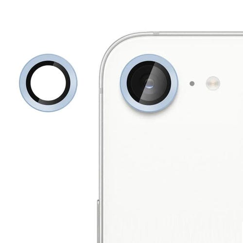 For iPhone 16e Kalebol No Flicker Ultra-Thin Individual Camera Lens Tempered Glass Film(Distant Peak Blue)