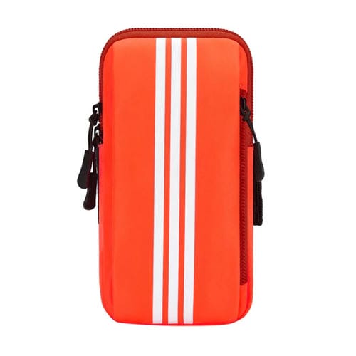 Bolsa de muñeca de fitness de la bolsa del brazo del teléfono móvil del teléfono móvil (naranja)