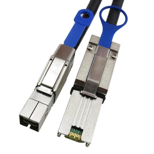 Cable de Disco Duro Externo Servidor Mini Sas HD Sff-8644 a 8088 26P 1M