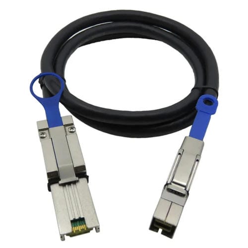 Cable para Disco Duro Externo Servidor Mini Sas HD Sff-8644 a 8088 26P de 2 Metros