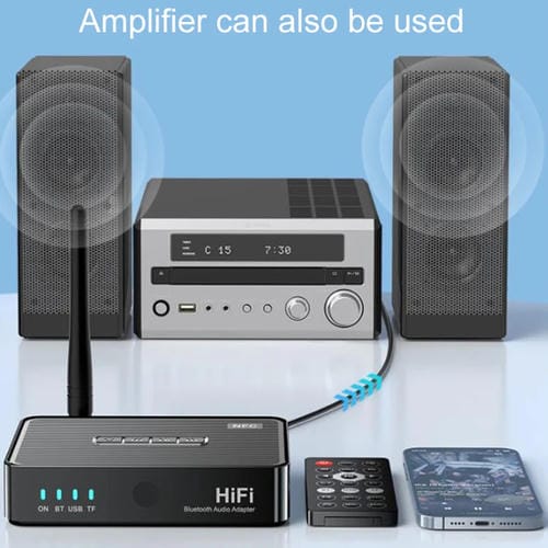 Adaptador de Audio Bluetooth 5.1 Oms-M3 Amplificador y Receptor de Altavoces