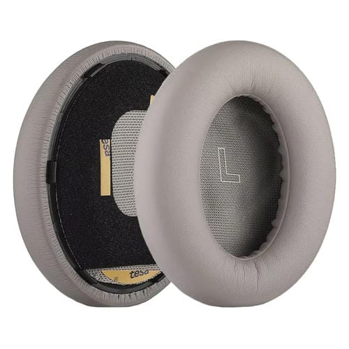 Protectores Auditivos para Auriculares Bose Qc Ultra Cuero con Esponja (Gris)