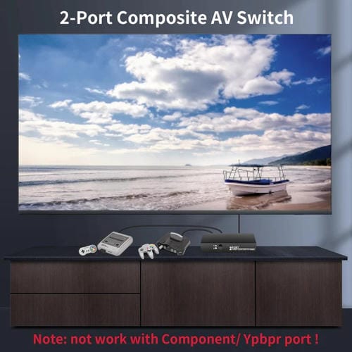 Conmutador de Audio RCA VSW21 AV 2 Entradas 1 Salida