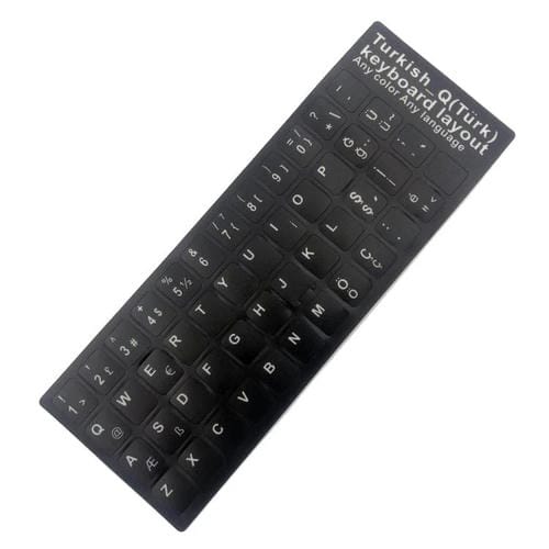 Adhesivo para Teclado de Ordenador Portátil Idioma Turco