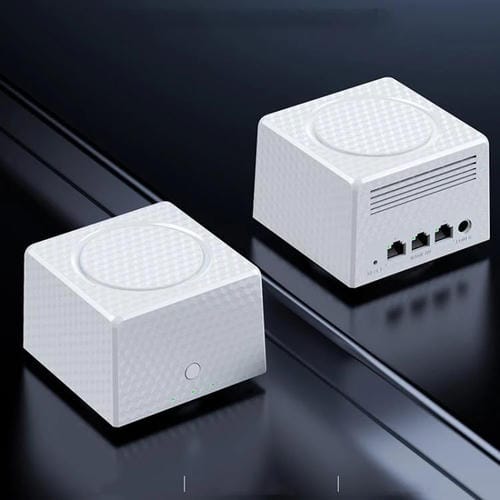 Amplificador de Señal de Enrutador WIFI de Malla Doble Banda Urant USM16 1200 Mbps con 3 Puertos Gigabit Ethernet (Blanco)