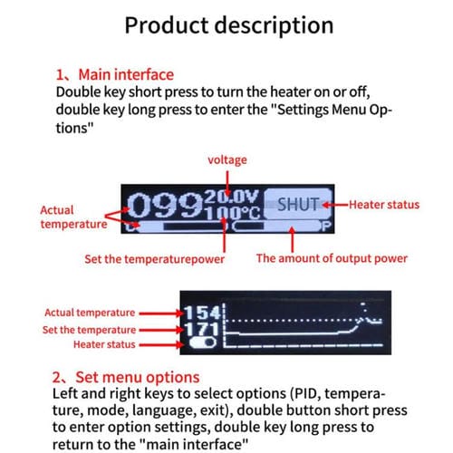 Pantalla LCD Control de Temperatura Inteligente Zfx-G3061 Placa de Calentamiento Doble Capa