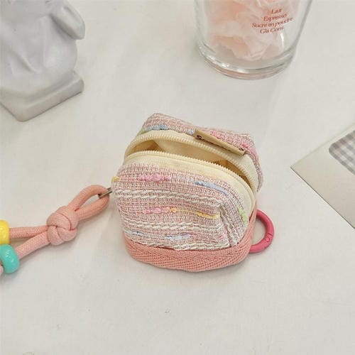 Funda Protectora Sozakka para Auriculares Bluetooth Apple Tela Suave Portátil (Rosa)