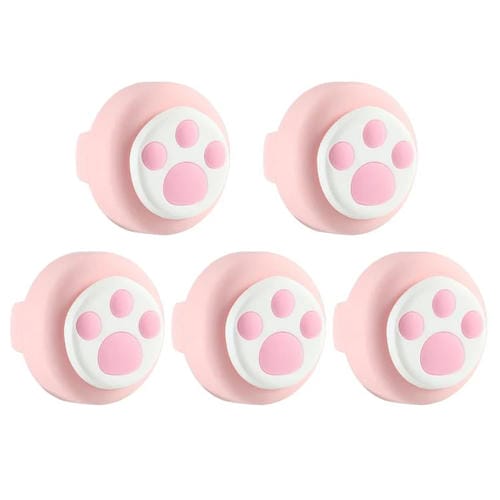 Funda Protectora para AirTag 5 Piezas Paquete Silicona Localizador Cordones Niños (Garras de Gato)