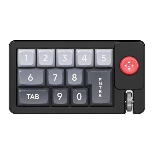 Teclado Mecánico para Juegos K810 con Cable, Retroiluminación RGB, Joystick, Intercambio en Caliente y Macro (Negro)