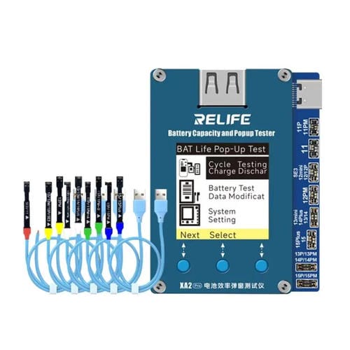 Tester di stato della batteria Relife Xa2 Pro Controllo di efficienza senza fili con finestra pop-up