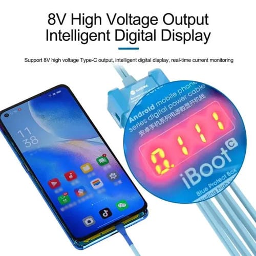 Sunshine Power Supply Iboot C Android 8V Boot Line Test Repair Tool Battery Cellphones Hw