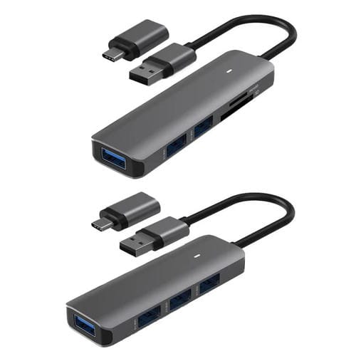 Estación de Acoplamiento Multifuncional Blueendless Type-C Expansion Dock 4 en 1 con 4 Puertos USB 3.0