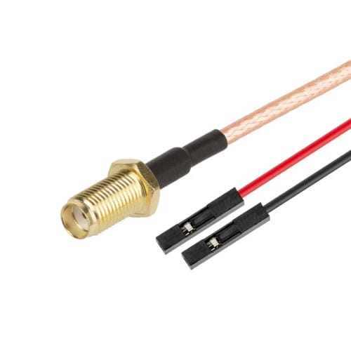 Cable Adaptador Extensión Prueba RF SMA Hembra a Doble Dupont Hembra RG316 1 m