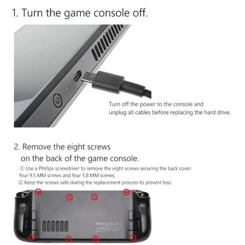 Disipador de Calor de Cobre SSD Steam Deck, Almohadilla de Radiador Nvme M.2 2230 (Conjunto B)